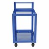 Vestil Steel Service Cart, 2 Shelves, 22 x 36, Steel, 2 Shelves, 1000 lb SCS2-2236